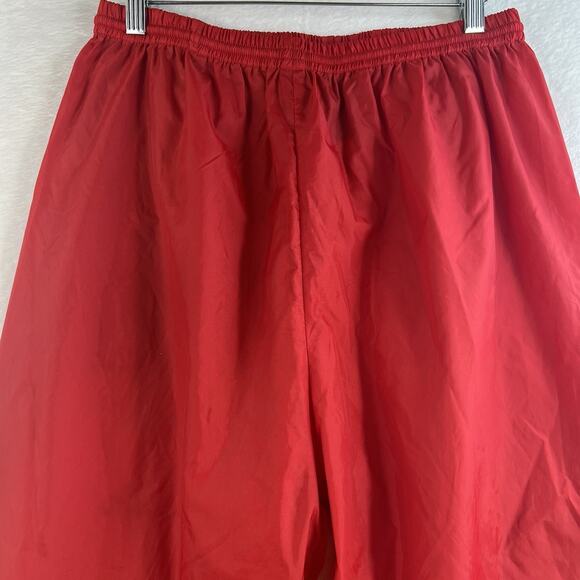 Helly Hansen L Large Rain Pants Red Packable Nylon Water Resistant Pull On - Picture 5 of 16